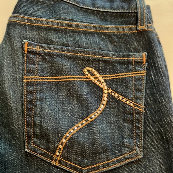 Karen Kane Denim Bootcut Mid Rise Size 10 - Picture 14 of 16
